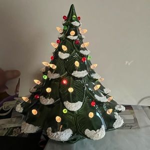 Glazed ceramic Christmas tree